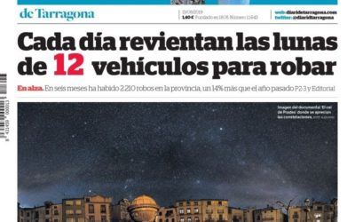 Diari de Tarragona: “De Prades al Universo”