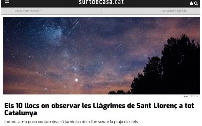 Els 10 llocs on observar les Llàgrimes de Sant Llorenç a tot Catalunya