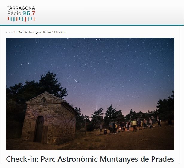 Parc Astronòmic Muntanyes de Prades