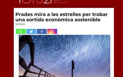 Prades mira a les estrelles per trobar una sortida econòmica sostenible