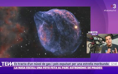 TV3 – TOT ES MOU: La NASA tria una fotografia feta des del Parc Astronòmic de Prades